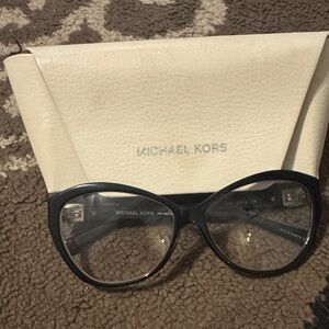 Michael Kors Black Women's Cat Eye EyeGlasses